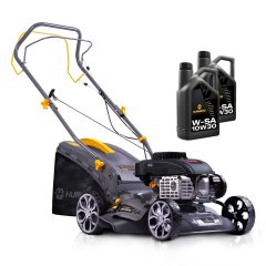 Kosiarka spalinowa z napędem Humberg HM-600, 141 cm³, 3 KM + 2x olej 0.6 l, szara