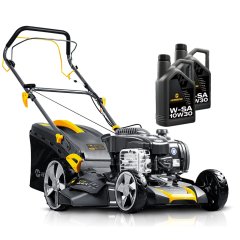 Kosiarka spalinowa z napędem Humberg HM-604, 196 cm³, 3 KM + 2x olej 0.6 l, szara