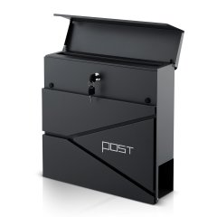 Skrzynka na listy 37x37x10,5 cm antracyt HM-862