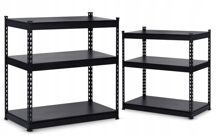 Regał metalowy magazynowy 183 x 90 x 45 cm Humberg HR-700 czarny Regał metalowy magazynowy 183 x 90 x 45 cm Humberg HR-700 czarny
